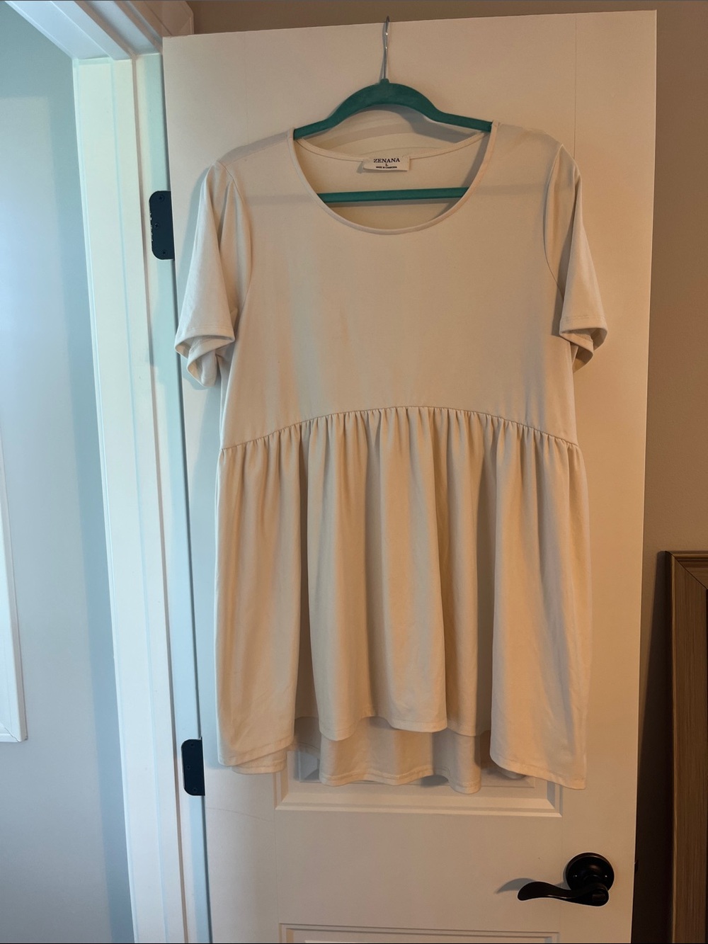 Cream babydoll top